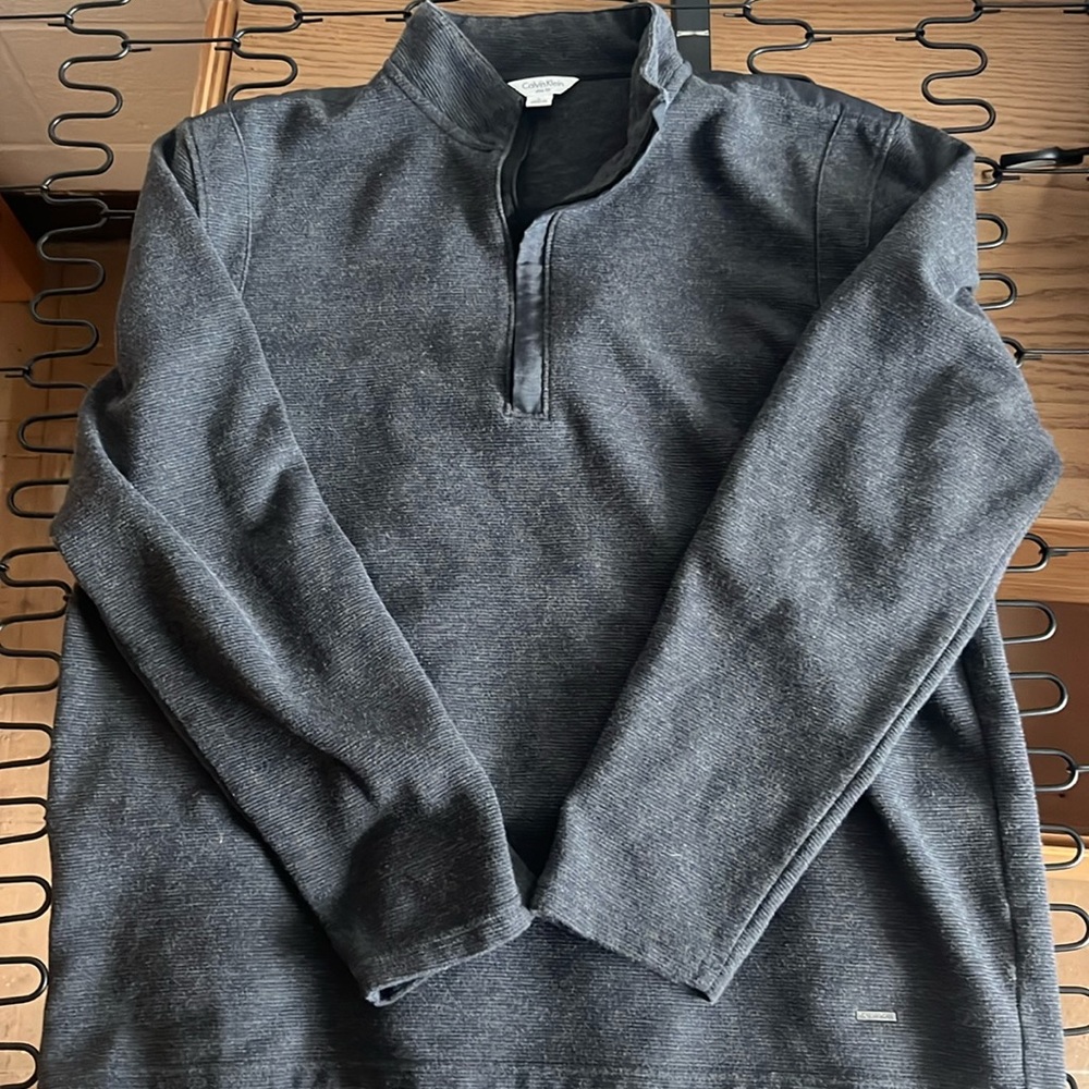 Calvin Klein zip up slightly worn